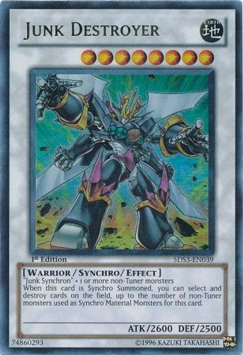 Junk Destroyer - 5DS3-EN039 - Ultra Rare