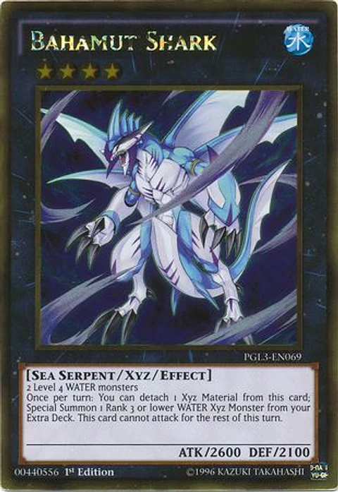 Bahamut Shark - PGL3-EN069 - Gold Rare