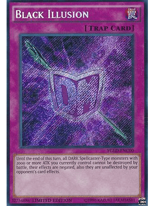 Black Illusion - YGLD-ENC00 - Secret Rare Limited Edition