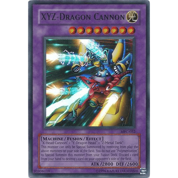 XYZ-Dragon Cannon - MFC-052 - Ultra Rare 