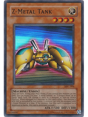 Z-Metal Tank - MFC-006 - Super Rare 1st Edition