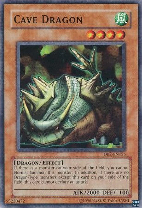 Cave Dragon - DB2-EN155 - Common