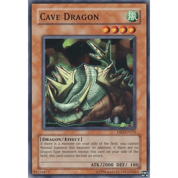 Cave Dragon - DB2-EN155 - Common