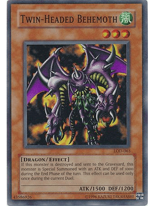 Twin-Headed Behemoth - LOD-063 - Super Rare