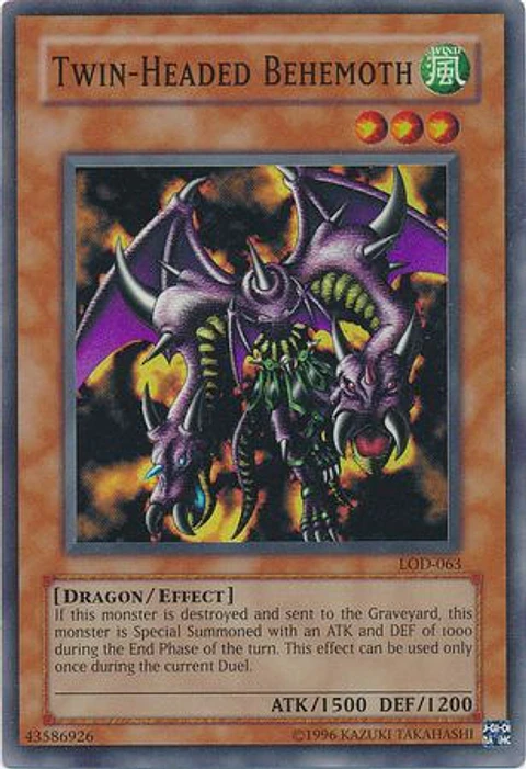 Twin-Headed Behemoth - LOD-063 - Super Rare
