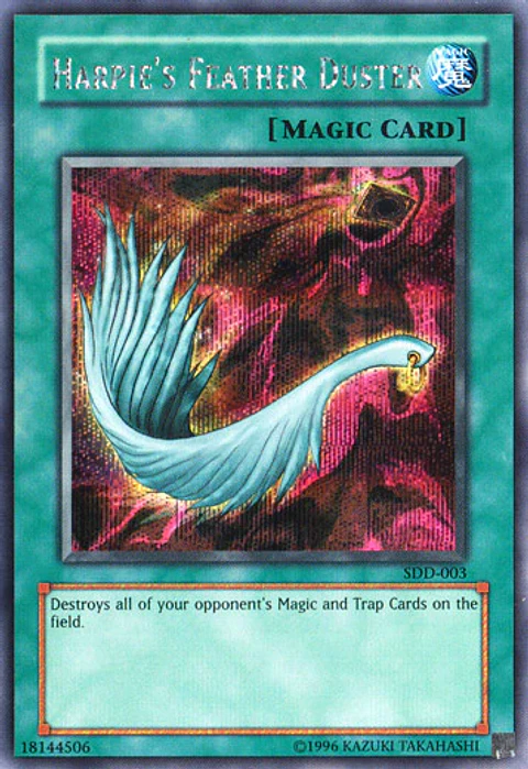 Harpie's Feather Duster - SDD-003 - Secret Rare