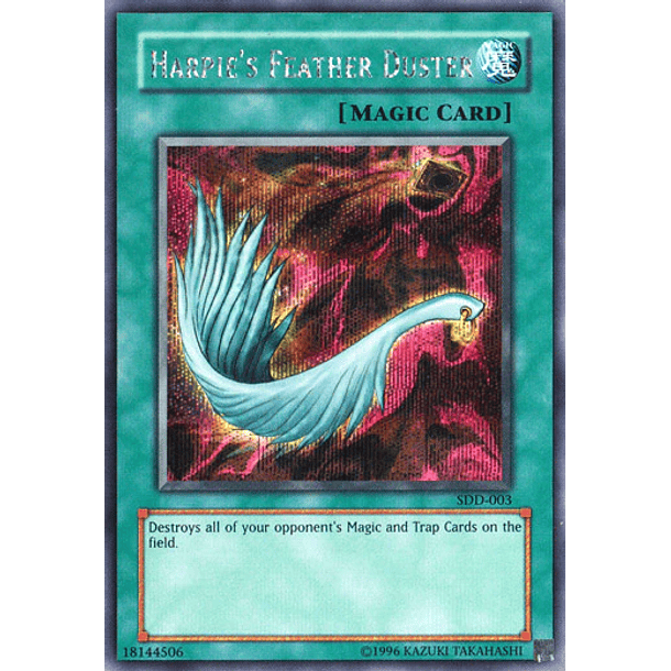 Harpie's Feather Duster - SDD-003 - Secret Rare