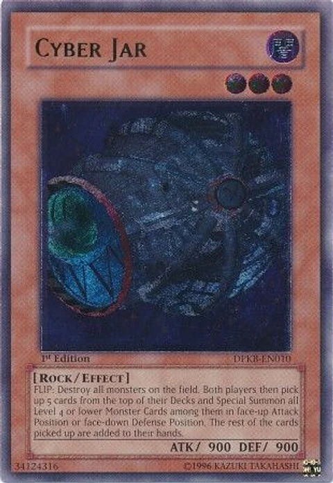 Ultimate Rare - Cyber Jar - DPKB-EN010 1st Edition