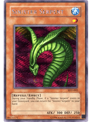 Sinister Serpent - SDD-002 - Secret Rare