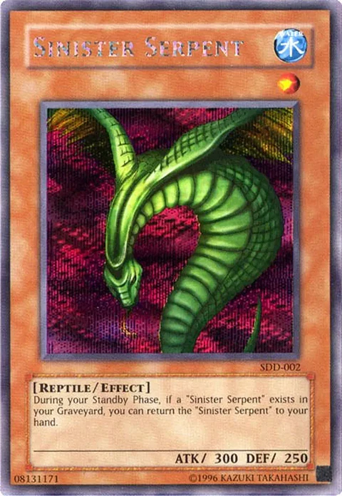 Sinister Serpent - SDD-002 - Secret Rare