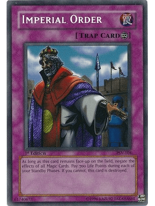Imperial Order - PSV-104 - Secret Rare 1st Edition