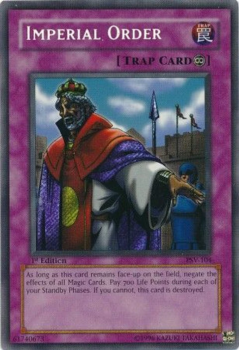 Imperial Order - PSV-104 - Secret Rare 1st Edition
