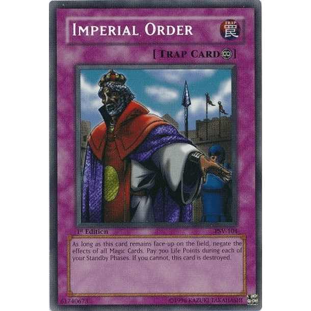 Imperial Order - PSV-104 - Secret Rare 1st Edition
