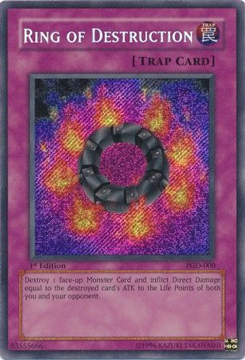 Ring of Destruction - PGD-000 - Secret Rare 1st Edition