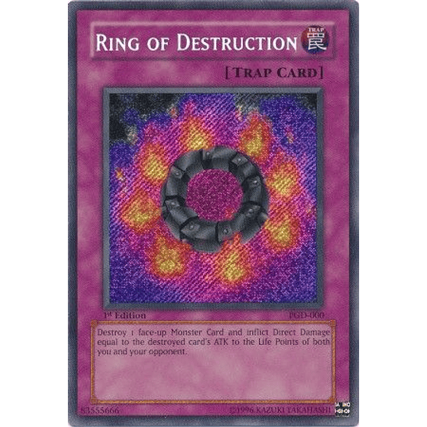 Ring of Destruction - PGD-000 - Secret Rare 1st Edition