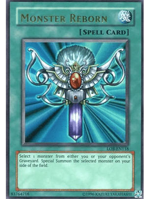 Monster Reborn - LOB-EN118 - Ultra Rare Unlimited (Worldwide English) (LOB-EN)