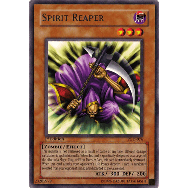 Spirit Reaper - PGD-076 - Rare 1st Edition