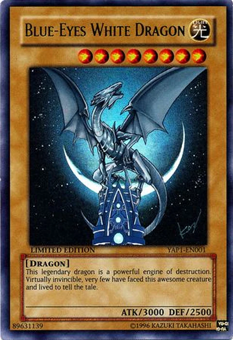 Blue-Eyes White Dragon - YAP1-EN001 - Ultra Rare