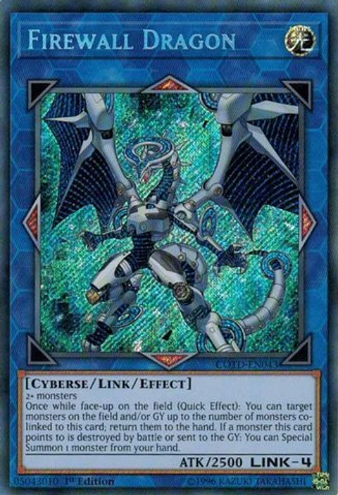 Firewall Dragon - COTD-EN043 - Secret Rare 