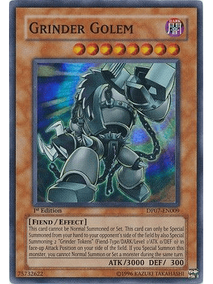 Grinder Golem - DP07-EN009 - Super Rare 