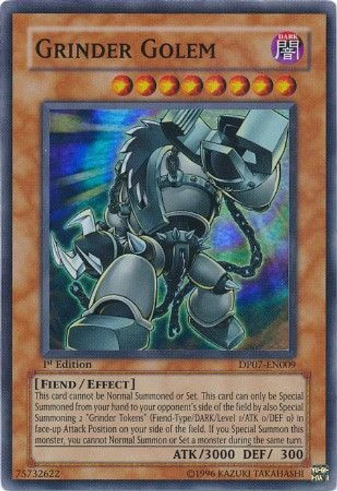 Grinder Golem - DP07-EN009 - Super Rare 