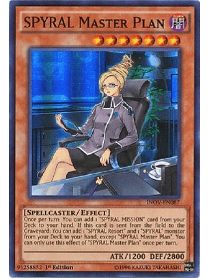 SPYRAL Master Plan - INOV-EN087 - Super Rare