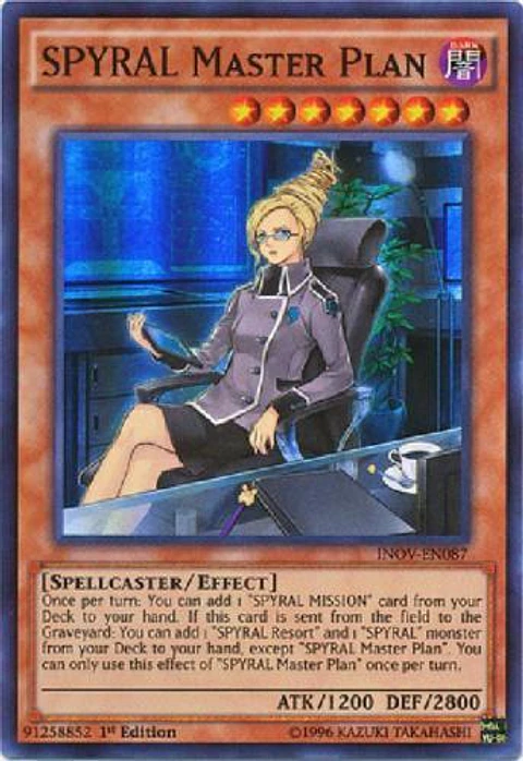 SPYRAL Master Plan - INOV-EN087 - Super Rare