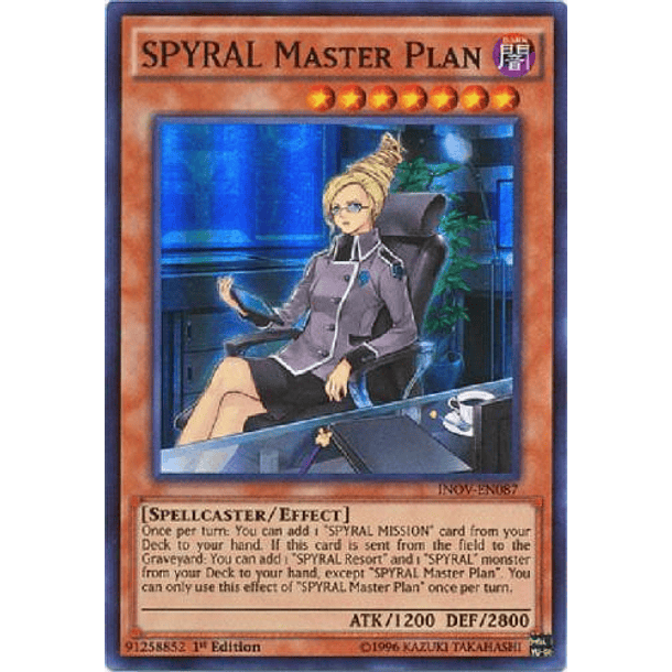 SPYRAL Master Plan - INOV-EN087 - Super Rare