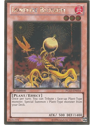 Lonefire Blossom - PGLD-EN034 - Gold Rare