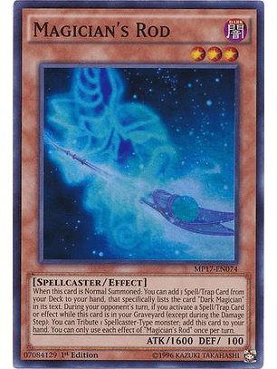 Magician's Rod - MP17-EN074 - Super Rare