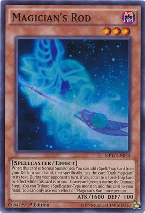 Magician's Rod - MP17-EN074 - Super Rare