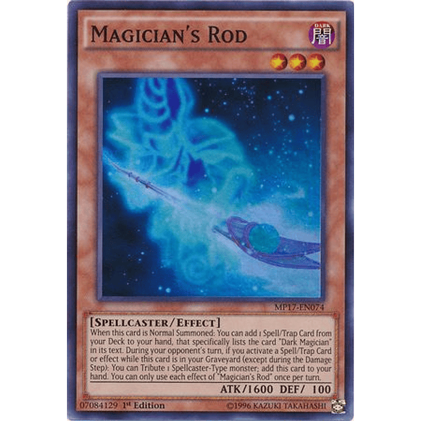 Magician's Rod - MP17-EN074 - Super Rare