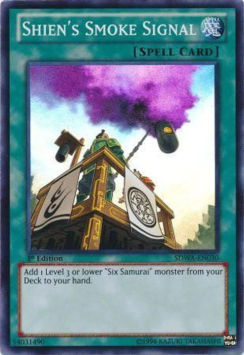 Shien's Smoke Signal - SDWA-EN030 - Super Rare
