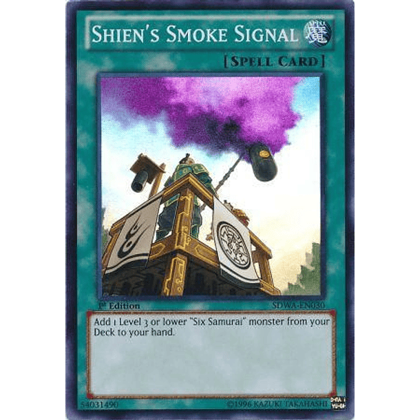Shien's Smoke Signal - SDWA-EN030 - Super Rare
