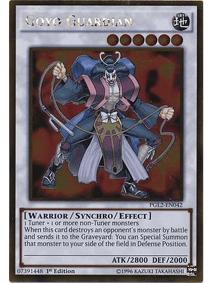 Goyo Guardian - PGL2-EN042 - Gold Rare