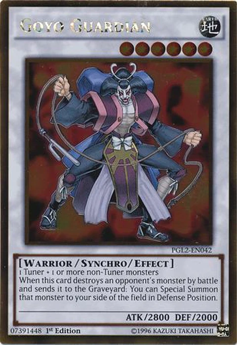 Goyo Guardian - PGL2-EN042 - Gold Rare