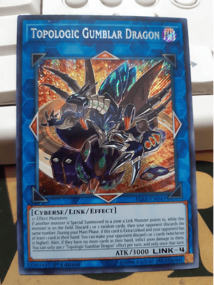 Topologic Gumblar Dragon - BLRR-EN043 - Secret Rare
