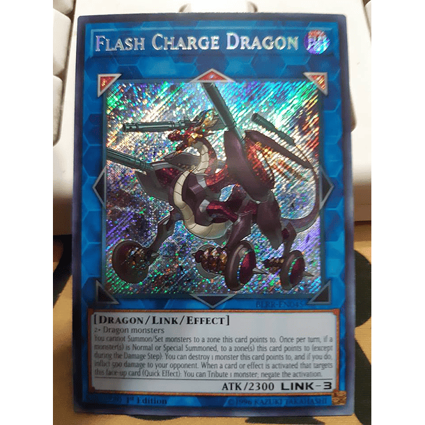 Flash Charge Dragon - BLRR-EN045 - Secret Rare