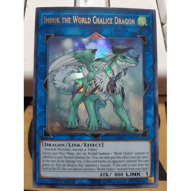 Imduk the World Chalice Dragon - BLRR-EN086 - Ultra Rare
