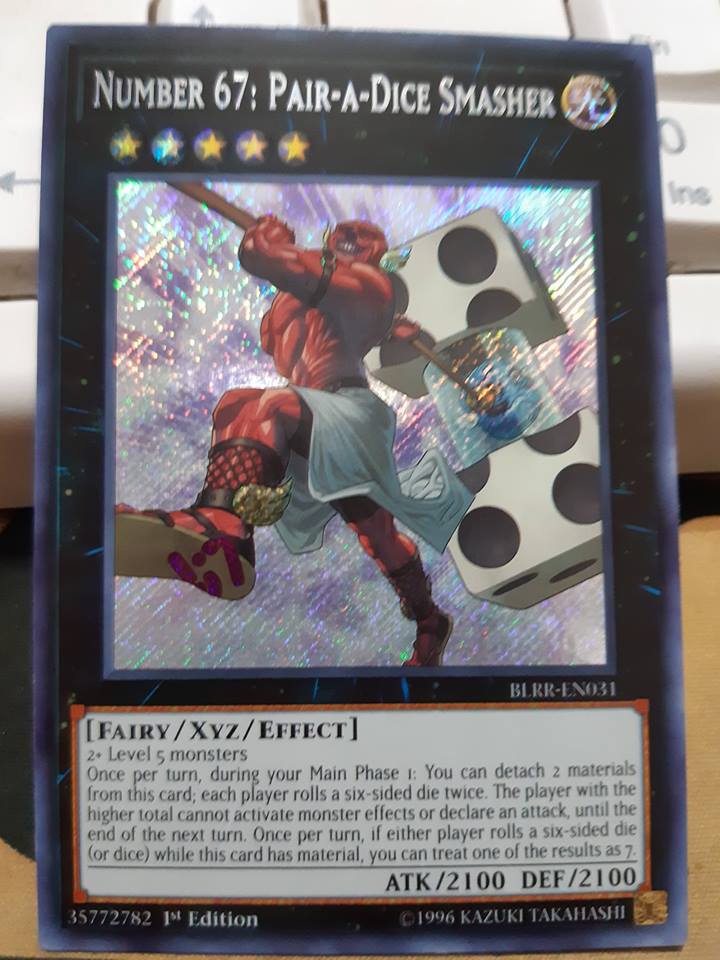 Number 67: Pair-a-Dice Smasher - BLRR-EN031 - Secret Rare  1
