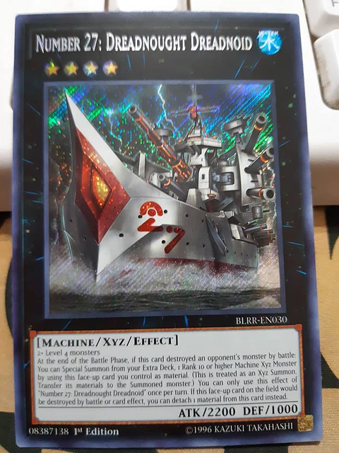 Number 27: Dreadnought Dreadnoid - BLRR-EN030 - Secret Rare 