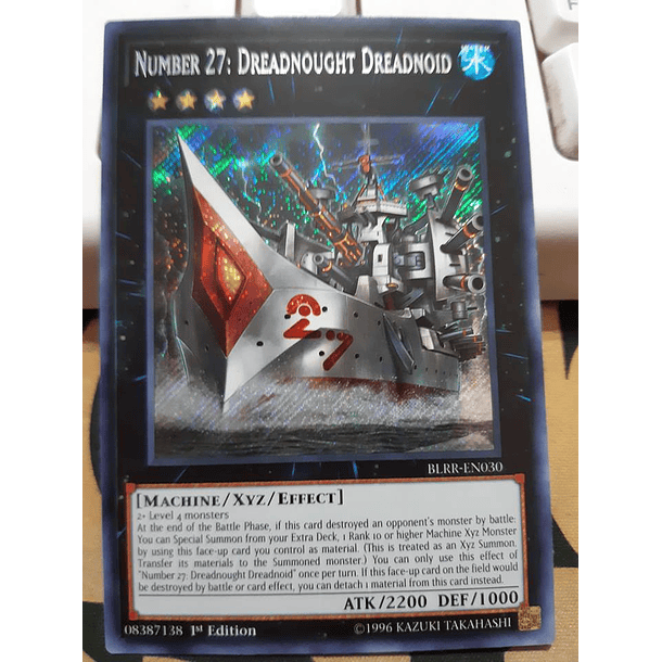 Number 27: Dreadnought Dreadnoid - BLRR-EN030 - Secret Rare 