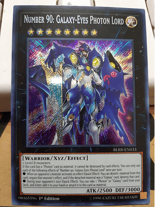 Number 90: Galaxy-Eyes Photon Lord - BLRR-EN033 - Secret Rare 