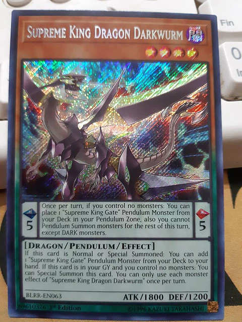 Supreme King Dragon Darkwurm - BLRR-EN063 - Secret Rare 