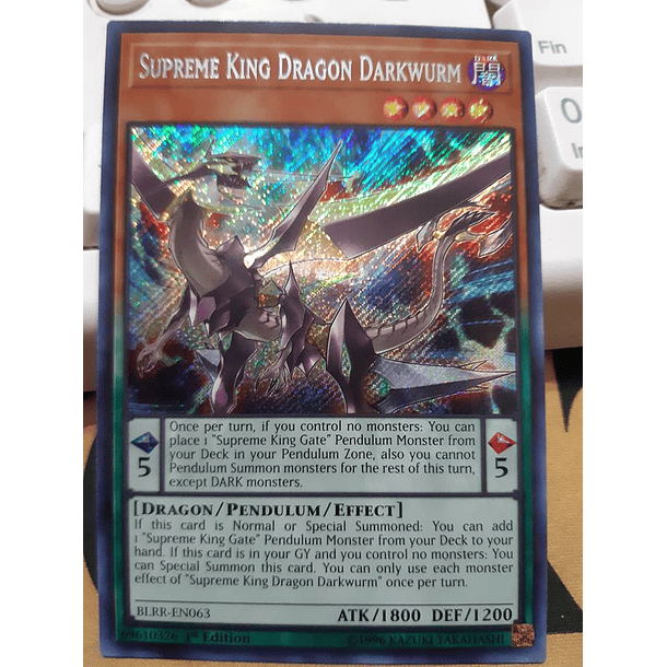 Supreme King Dragon Darkwurm - BLRR-EN063 - Secret Rare 
