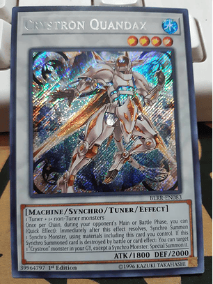 Crystron Quandax - BLRR-EN083 - Secret Rare