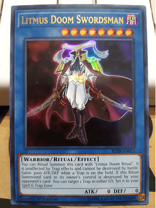 Litmus Doom Swordman  - BLRR-EN013 - Ultra Rare 