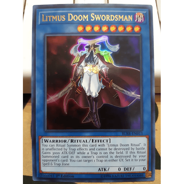 Litmus Doom Swordman  - BLRR-EN013 - Ultra Rare 