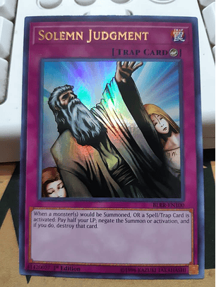 Solemn Judgment - BLRR-EN100 - Ultra Rare