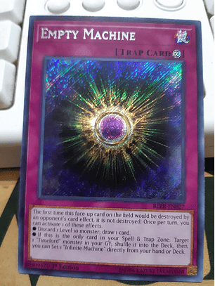 Empty Machine - BLRR-EN027 - Secret Rare